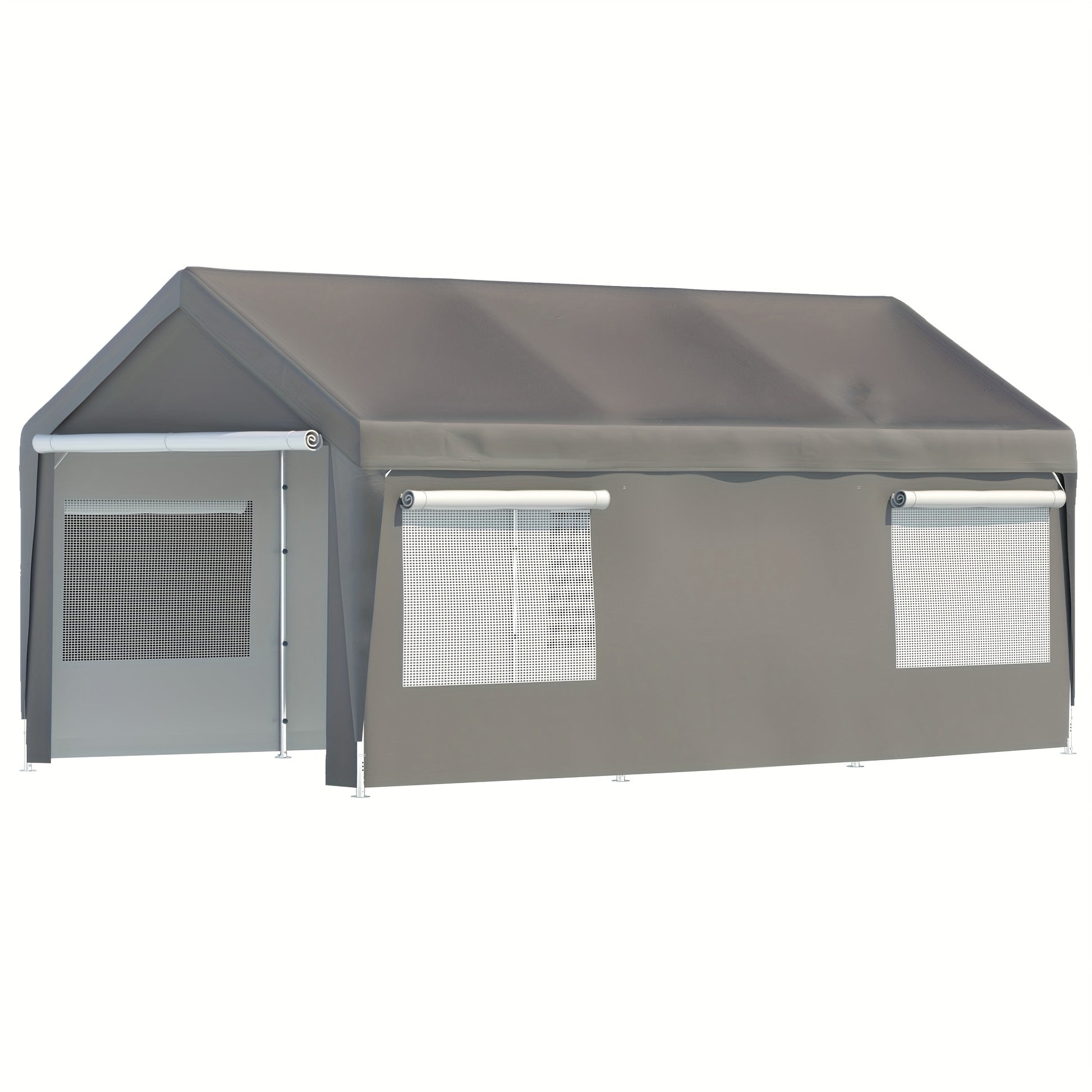 AllWeather 10x20 Garage Carport Shelter Party Ready